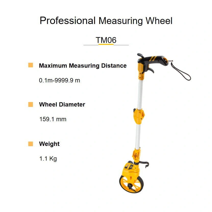 Professional Measuring Wheel with Brake and Reset