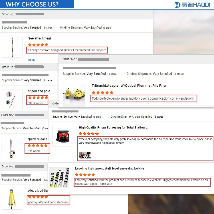 Specification 2.45m*2 Second Carbon Prism GPS Rtk Surveying Pole