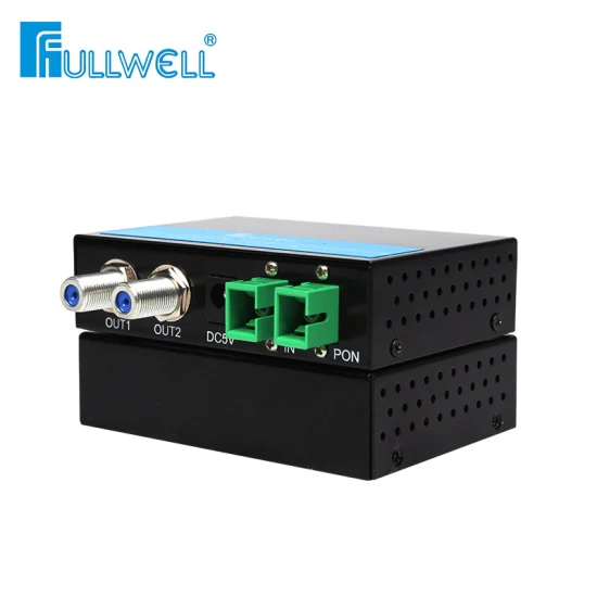 2RF 출력을 갖춘 Fullwell FTTH Wdm AGC 광 수신기